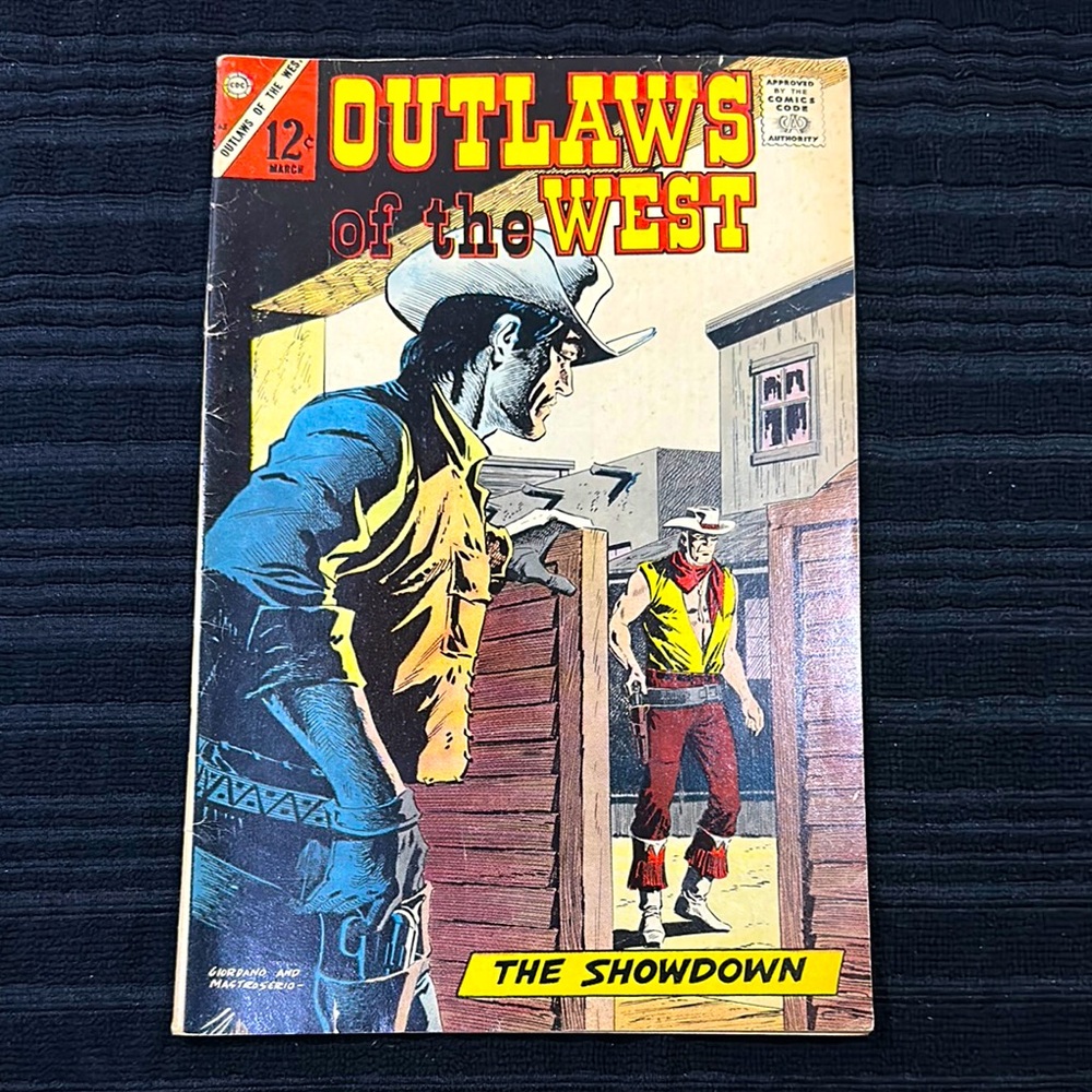 1967 Charlton Comics OUTLAWS OF THE WEST #63 Comic Book